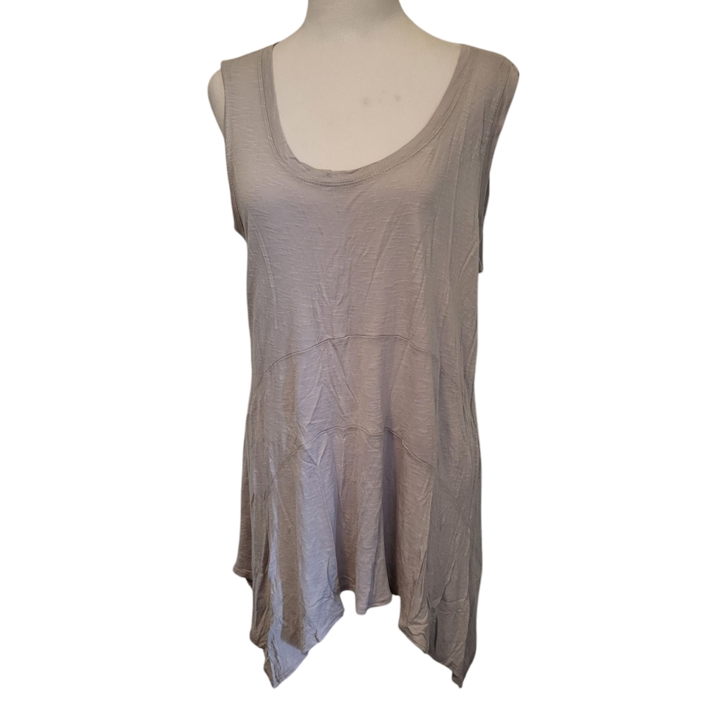 B.L.E.U Asymmetrical Tank Gray sz L